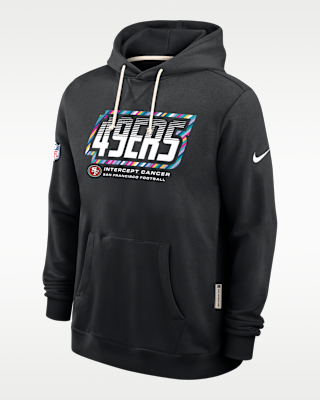 Мужское худи San Francisco 49ers Crucial Catch Sideline Standard Issue Nike Dri-FIT NFL Pullover Hoodie