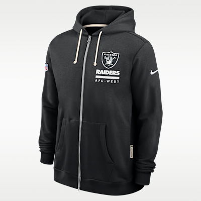 Las Vegas Raiders Utility Player Sideline Men's Nike Dri-FIT NFL Full-Zip Hoodie
