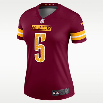 Jersey Nike Dri-FIT de la NFL Legend para mujer Jayden Daniels Washington Commanders