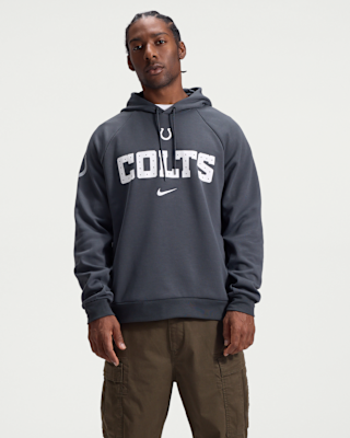 Мужское худи Indianapolis Colts Rivalries Collection Primary Nike Dri-FIT NFL Pullover Hoodie