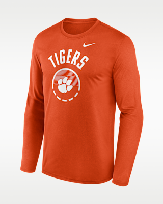 Мужская футболка Clemson Courtside Nike Dri-FIT College Long-Sleeve