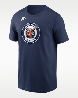Мужская футболка Detroit Tigers Cooperstown Team Logo Nike MLB