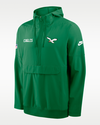Мужская куртка Philadelphia Eagles Alt Option Route Anorak Nike NFL 1/2-Zip Hooded