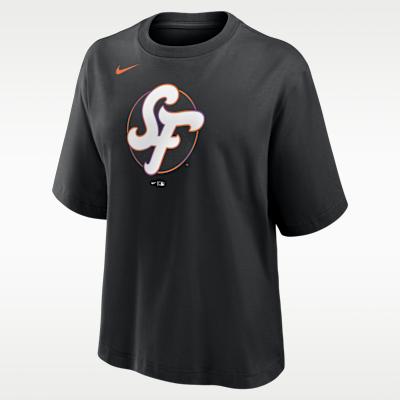 Playera Nike de la MLB para mujer San Francisco Giants City Connect Boxy