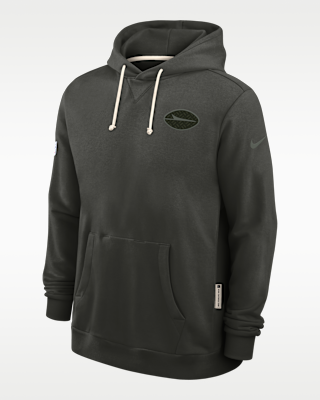 Мужское худи New York Jets Rivalries Collection Sideline Nike Dri-FIT NFL Pullover Hoodie