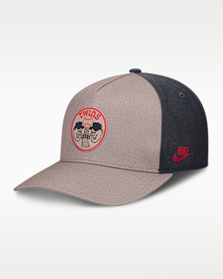 Мужские Minnesota Twins Cooperstown Rise Nike MLB A-Frame Adjustable Hat