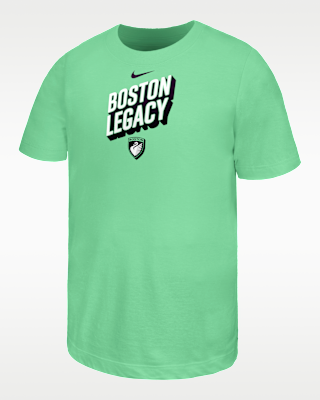 Детская футболка Boston Legacy Big Kids' Nike Cotton