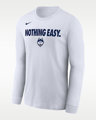 Мужская футболка UConn Nike College Long-Sleeve