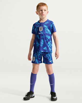 Детские  England 2026 Stadium Goalkeeper Little Kids' Nike Soccer Replica 3-Piece Kit