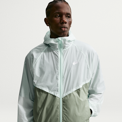 Nike Windrunner Astarsız Tam Boy Fermuarlı UV Erkek Ceketi