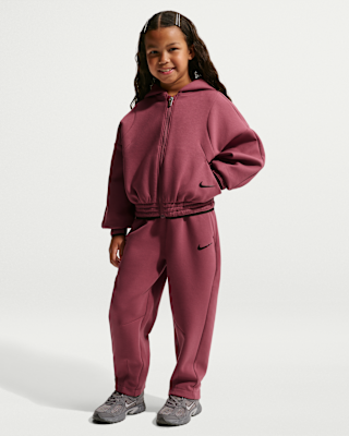 Детское худи Nike Little Kids' Luxe Perform 2-Piece Full-Zip Hoodie Set