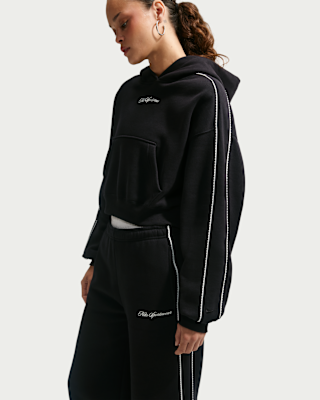 Женское худи Nike Studio Fleece Medium Weight "Graphic Pack" Cropped Pullover Hoodie