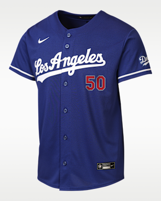 Детские джерси Mookie Betts Los Angeles Dodgers Big Kids' Nike MLB Stadium Jersey