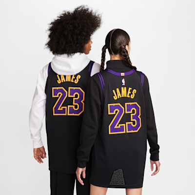 LeBron James Los Angeles Lakers City Edition Men's Nike Dri-FIT ADV NBA Authentic Jersey