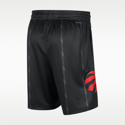 Shorts de alero polivalente de la NBA para hombre Nike Dri-FIT de los Toronto Raptors de la colección City Edition