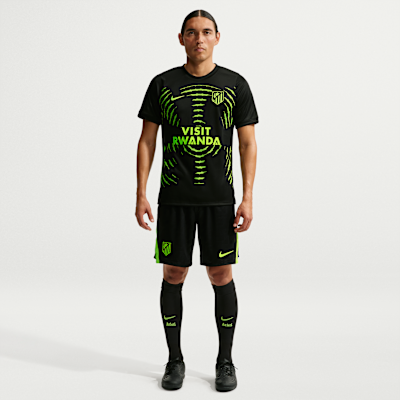 Nike Atlético Madrid Deplasman Nike Dri-FIT Maç Öncesi Erkek Futbol Üstü görsel 4