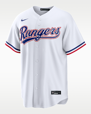 Мужские джерси Wyatt Langford Texas Rangers Nike MLB Replica Jersey