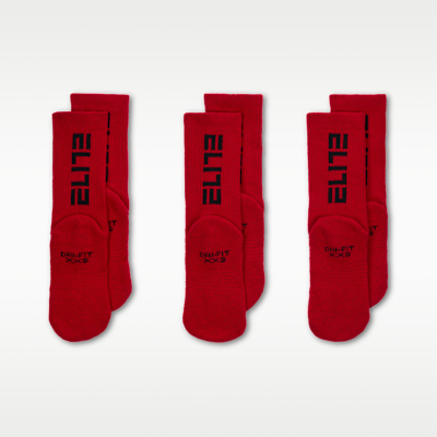 Nike Dri-FIT Elite Little Kids' Crew Socks (3 Pairs)