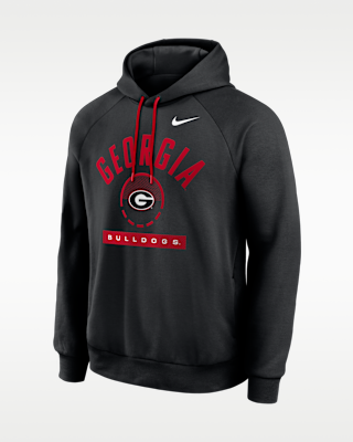 Мужское худи Georgia Courtside Nike Dri-FIT College Pullover Hoodie