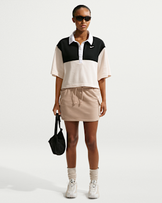 Женская юбка Nike Sportswear Phoenix Fleece Mid-Rise Cargo Miniskirt