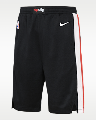 Детские шорты Portland Trail Blazers Icon Edition Big Kids' Nike NBA Swingman Shorts