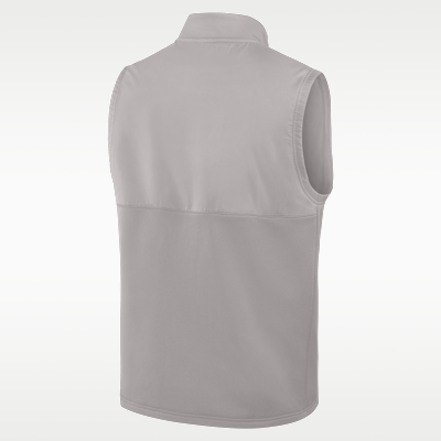 Chaleco universitario Nike Therma-FIT de cierre completo para hombre LSU Victory