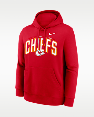 Мужское худи Kansas City Chiefs Club Nike NFL Pullover Hoodie