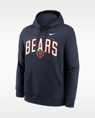 Мужское худи Chicago Bears Club Nike NFL Pullover Hoodie