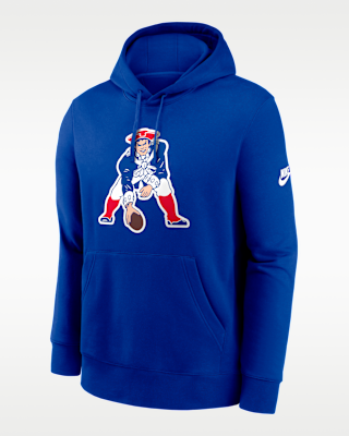 Мужское худи New England Patriots Club Logo Nike NFL Pullover Hoodie