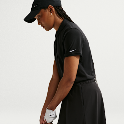 Nike Victory Dri-FIT Kısa Kollu Kadın Golf Polo Üstü görsel 3