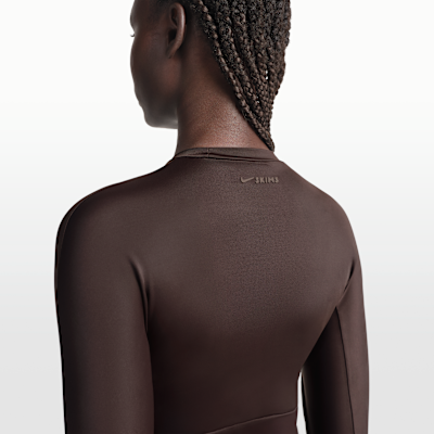 NikeSKIMS Shine Women's Long-Sleeve Crew-Neck Top