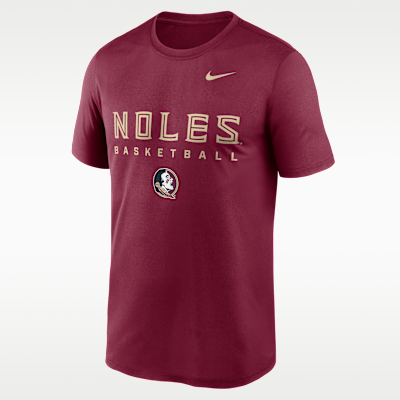 Playera universitaria Nike Dri-FIT para hombre Florida State Courtside Basketball Legend