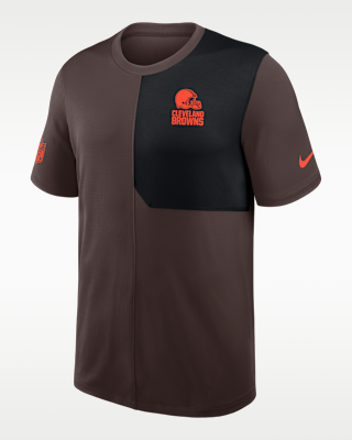 Мужские  Cleveland Browns Sideline Coach Nike Dri-FIT NFL Top
