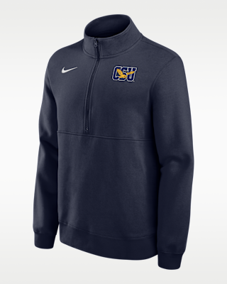 Мужские  Coppin State University Eagles Club Nike College Fleece Half-Zip Top