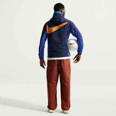 Nike FFF AWF Nike Dokuma Erkek Futbol Ceketi görsel 5