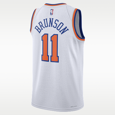 Jersey Nike Dri-FIT Swingman de la NBA para hombre New York Knicks Association Edition