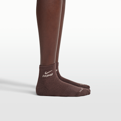 Nízké dámské ponožky NikeSKIMS Dri-FIT (3 páry)