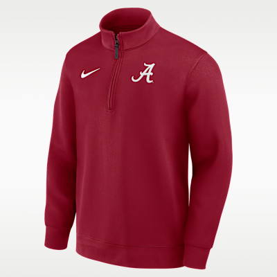 Alabama Coaches Men's Nike Dri-FIT College Long-Sleeve 1/2-Zip Top