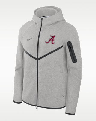 Мужская куртка Alabama Tech Fleece Windrunner Nike College Full-Zip Hooded для бега