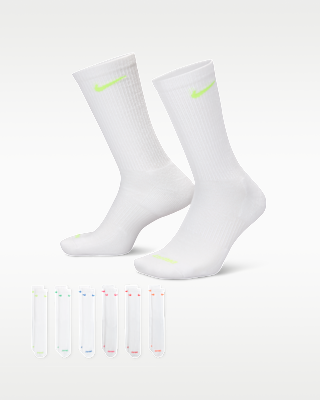 Unisex носки Nike Everyday Plus Cushioned Training Crew Socks (6 Pairs) для тренировок
