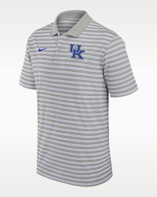 Мужские Kentucky Wildcats Primetime Victory Striped Nike Dri-FIT College Polo