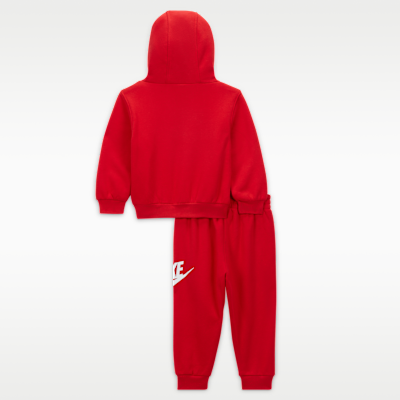 Conjunto de sudadera con gorro para bebé Nike Sportswear Club Fleece