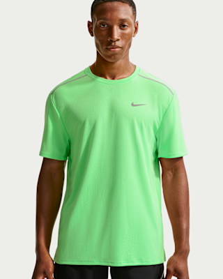 Мужские шорты Nike Miler Dri-FIT Short-Sleeve Top для бега