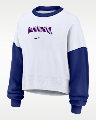 Женские  Dominican Republic National Baseball Team 2026 World Baseball Classic Nike Pullover Crew
