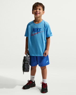 Детские шорты Nike Sportswear In The Zone Little Kids' 2-Piece Relaxed French Terry Shorts Set