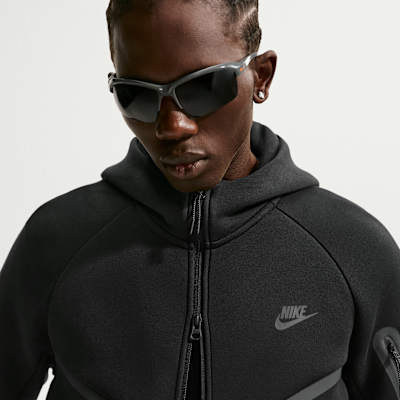 Nike Tech Fleece Windrunner Tam Boy Fermuarlı Erkek Ceketi görsel 3