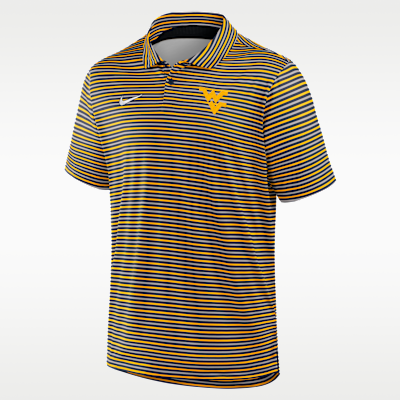West Virginia Tour Stripe Men's Nike Dri-FIT College Polo