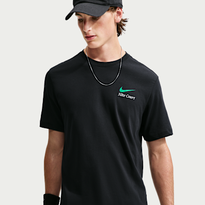 NikeCourt Dri-FIT Erkek Tenis Tişörtü