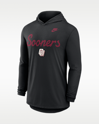 Мужские  Oklahoma Legacy Nike Dri-FIT College Long-Sleeve Hooded Top