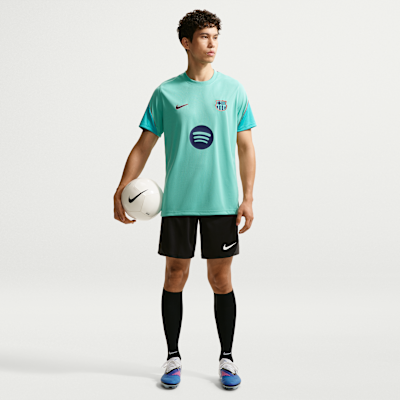 Nike FC Barcelona Strike Üçüncü Nike Dri-FIT Kısa Kollu Erkek Futbol Üstü görsel 4
